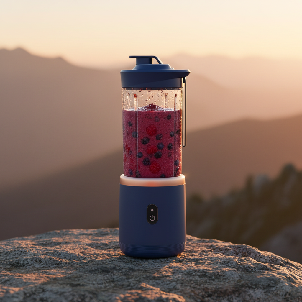 Navy Blue Portable Personal Blender โ Blend On The Go