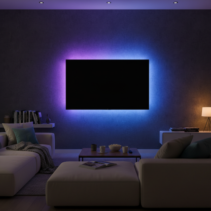 LumiGlow Luxury RGB LED Strip Light — Smart App Control & Voice Assist