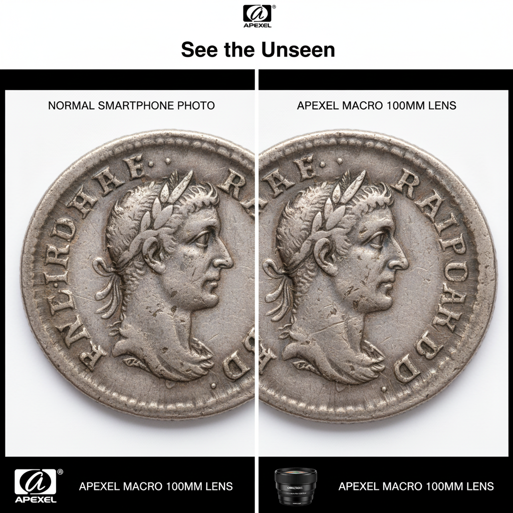 APEXEL Macro 100mm Lens — Elevate Your Mobile Photography